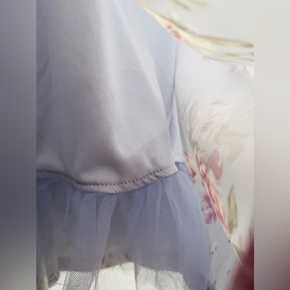 Emerald Sundae Juniors' Floral-Print Scuba-Crepe Pleated Dress Sz L New With Tag - Picture 6 of 8